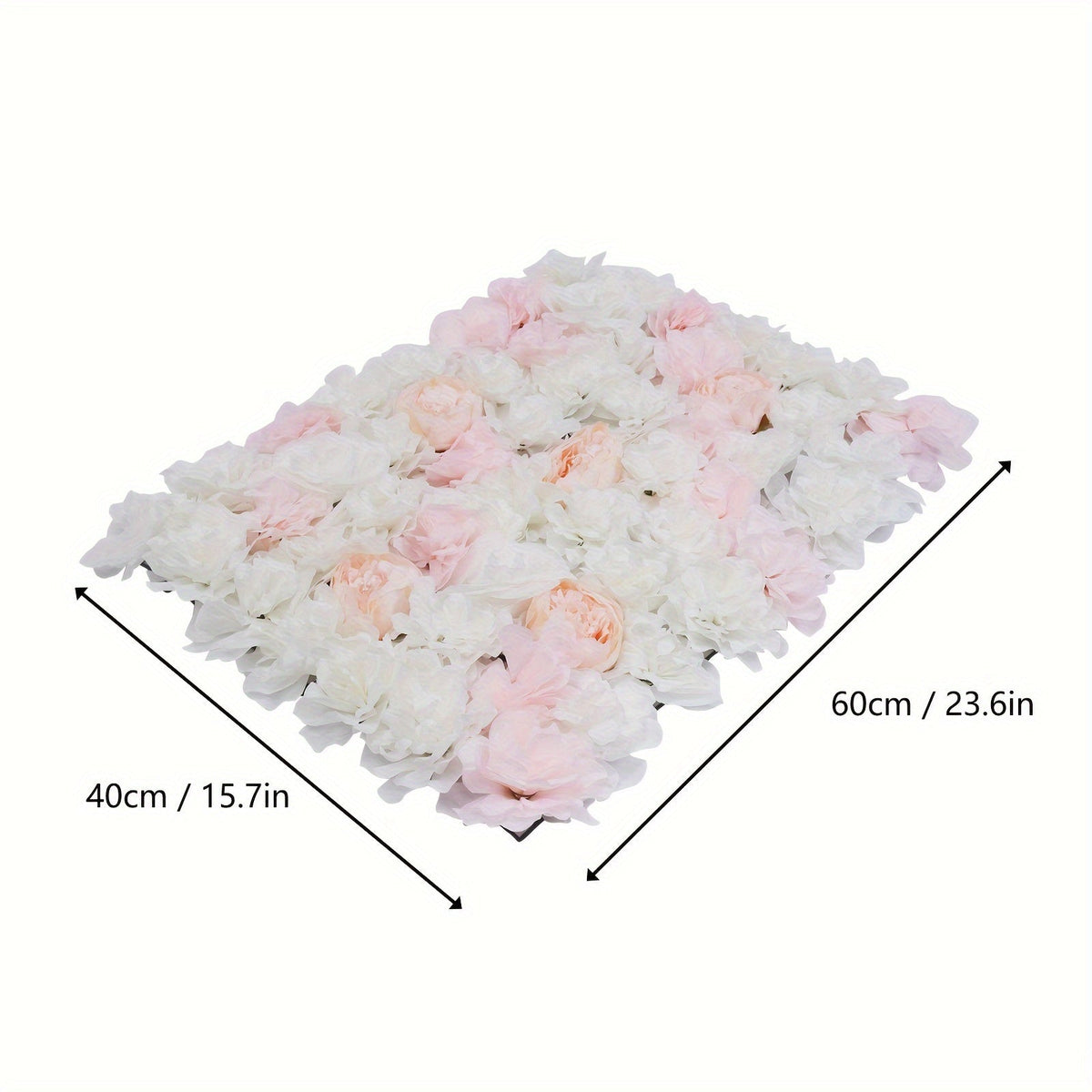 20pcs Romantic Artificial Flower Wall Wedding Home Background Floral Wall Decor