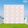 20pcs Romantic Artificial Flower Wall Wedding Home Background Floral Wall Decor
