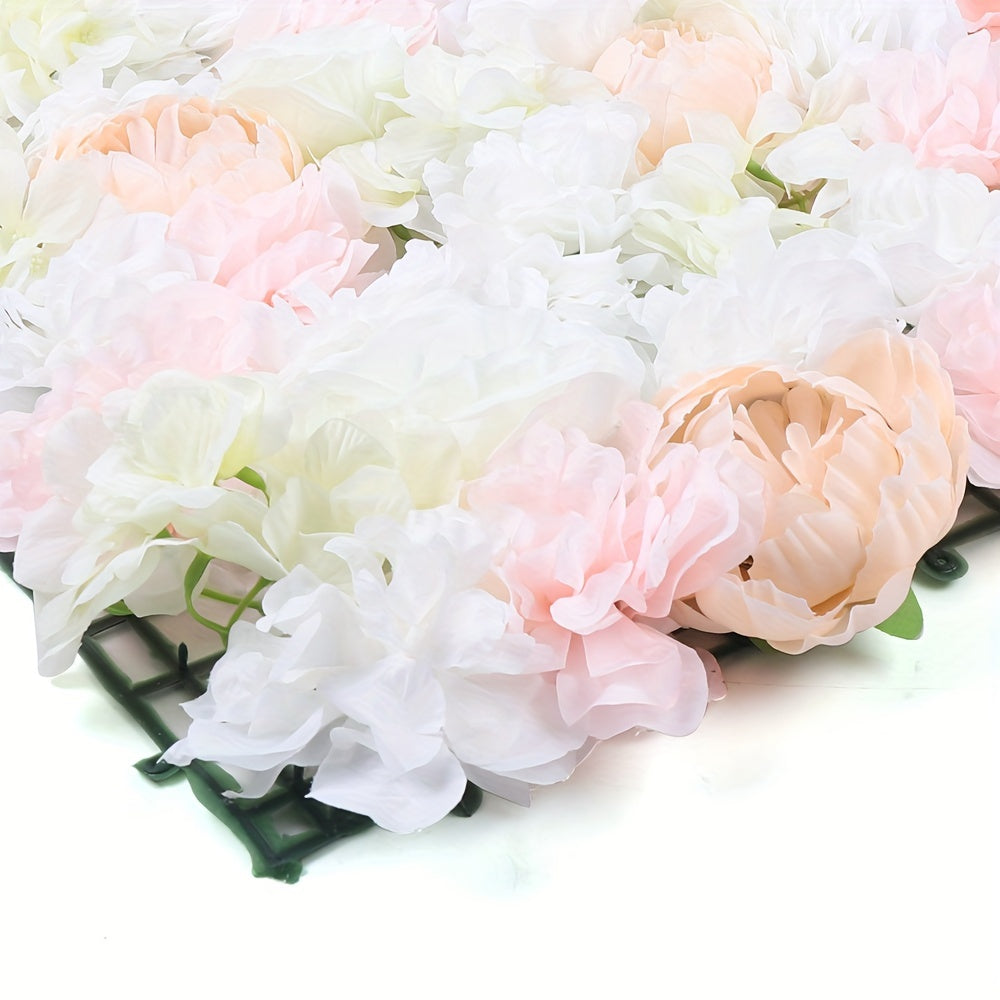 20pcs Romantic Artificial Flower Wall Wedding Home Background Floral Wall Decor