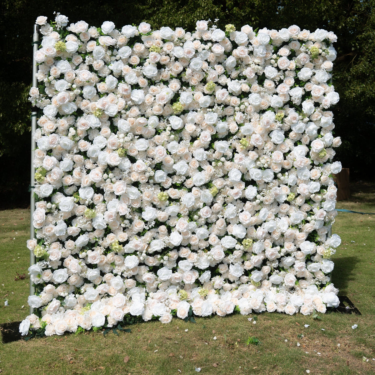 Avelora 4D Fabric Artificial rolling up curtain flower wall Free Shipping