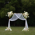 Iris:2023 New Wedding Party Background Floral Arch Decoration Including Frame Rose Morning