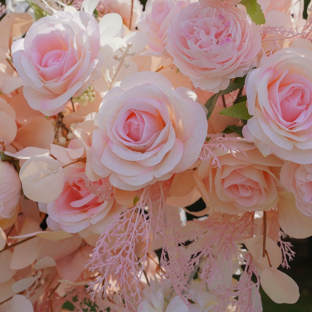 Keira:2023 New Wedding Party Background Floral Arch Decoration Including Frame Rose Morning