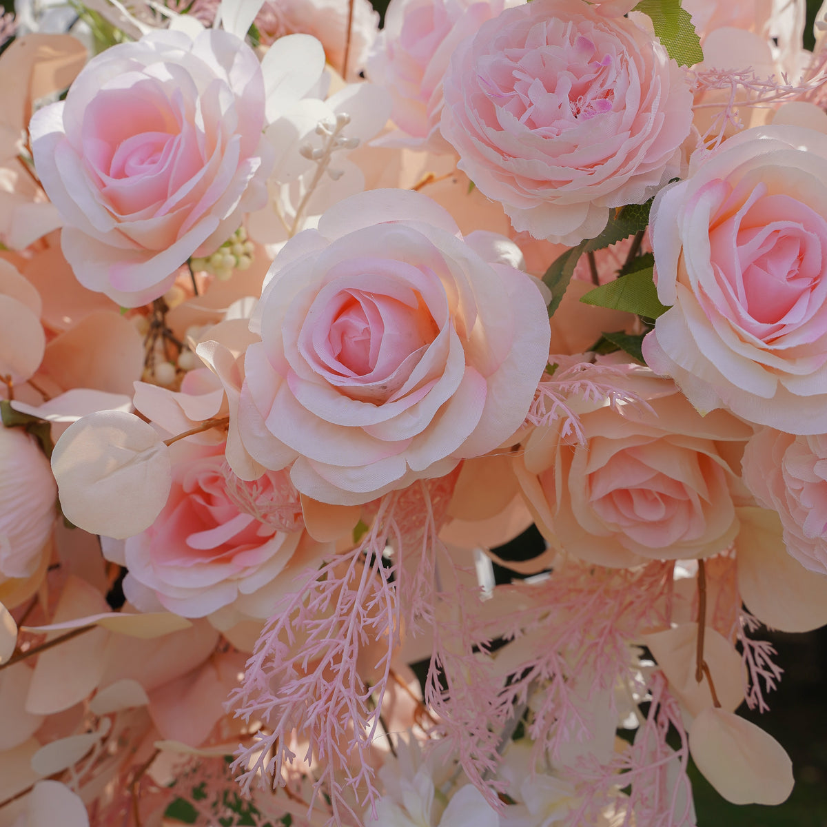 Keira:2023 New Wedding Party Background Floral Arch Decoration Including Frame Rose Morning