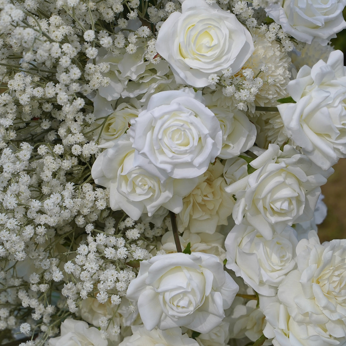 Amelia:2023 New Wedding Party Background Floral Arch Decoration Including Frame -R023 Rose Morning