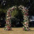 Moet: New Wedding Party Background Floral Arch Decoration Including Frame