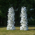 Blessing - White Unique Floral Arch with Frame for Wedding Party Backdrop Decoration