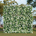 Summer：5D Garden Series New Fabric Artificial rolling up curtain flower wall Free Shipping
