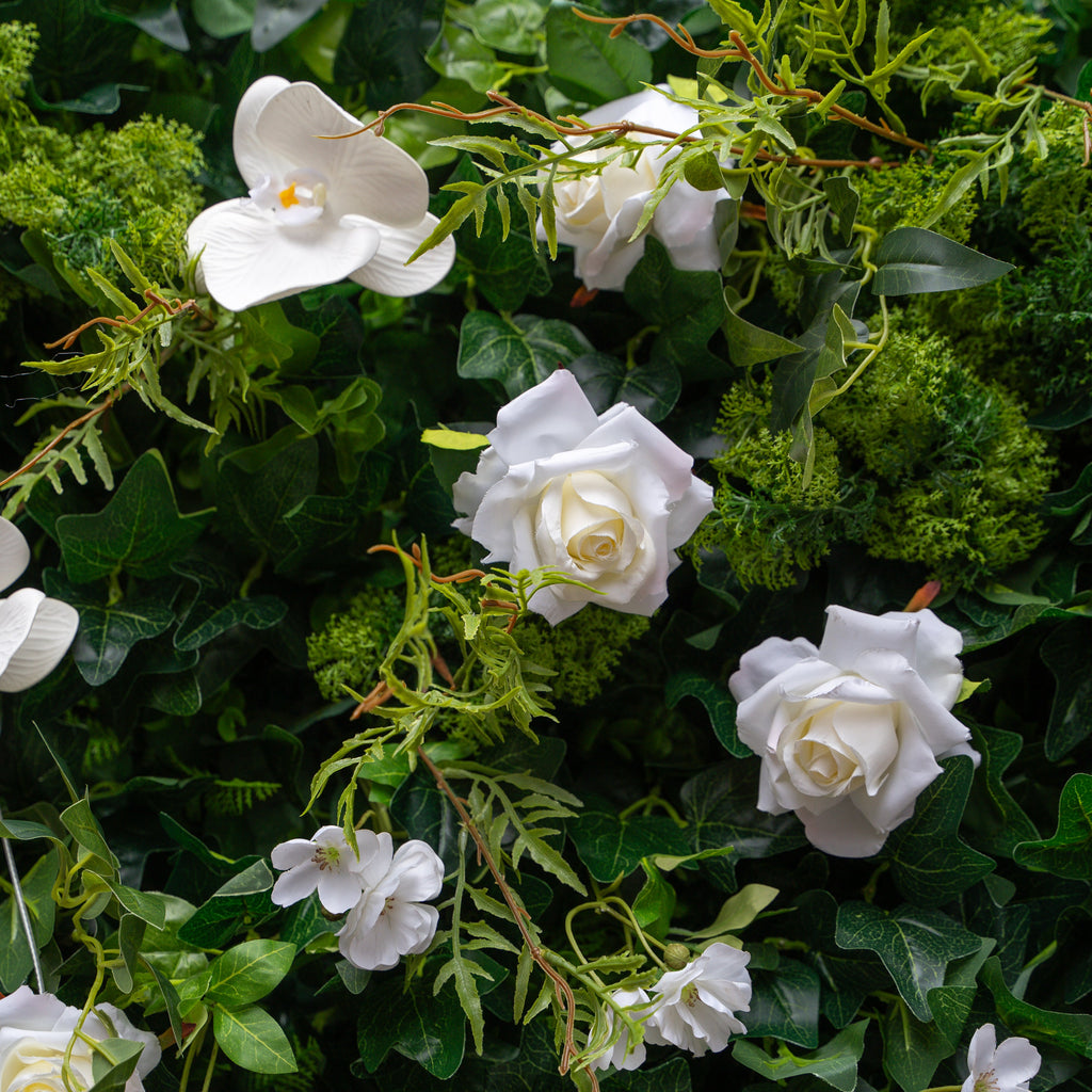 Brianna：4D Fabric Artificial rolling up curtain flower wall Free Shipping