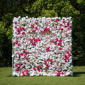 Carrie：3D Fabric Artificial rolling up curtain flower wall Free Shipping