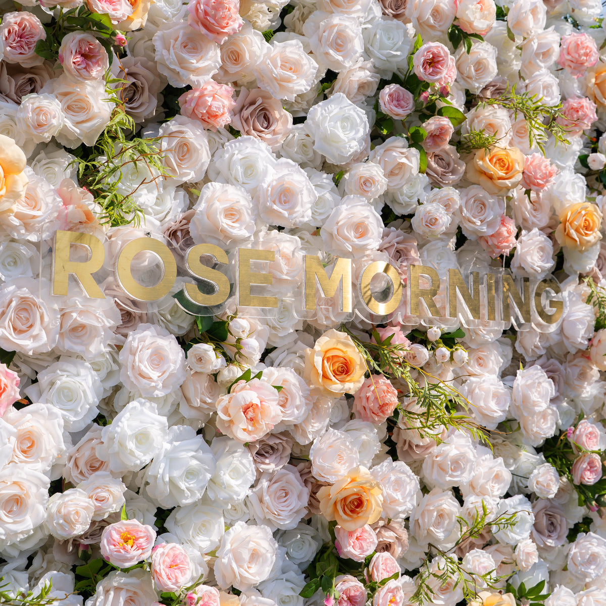 Corissa：5D Fabric Artificial zip up curtain flower wall 8ft*8ft Free Shipping