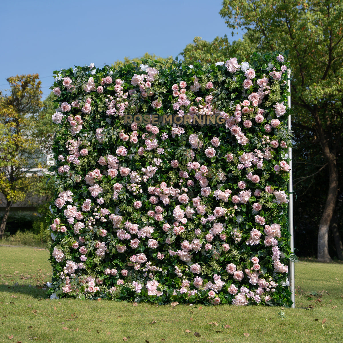 Darling：5D Fabric Artificial rolling up curtain flower wall Free Shipping