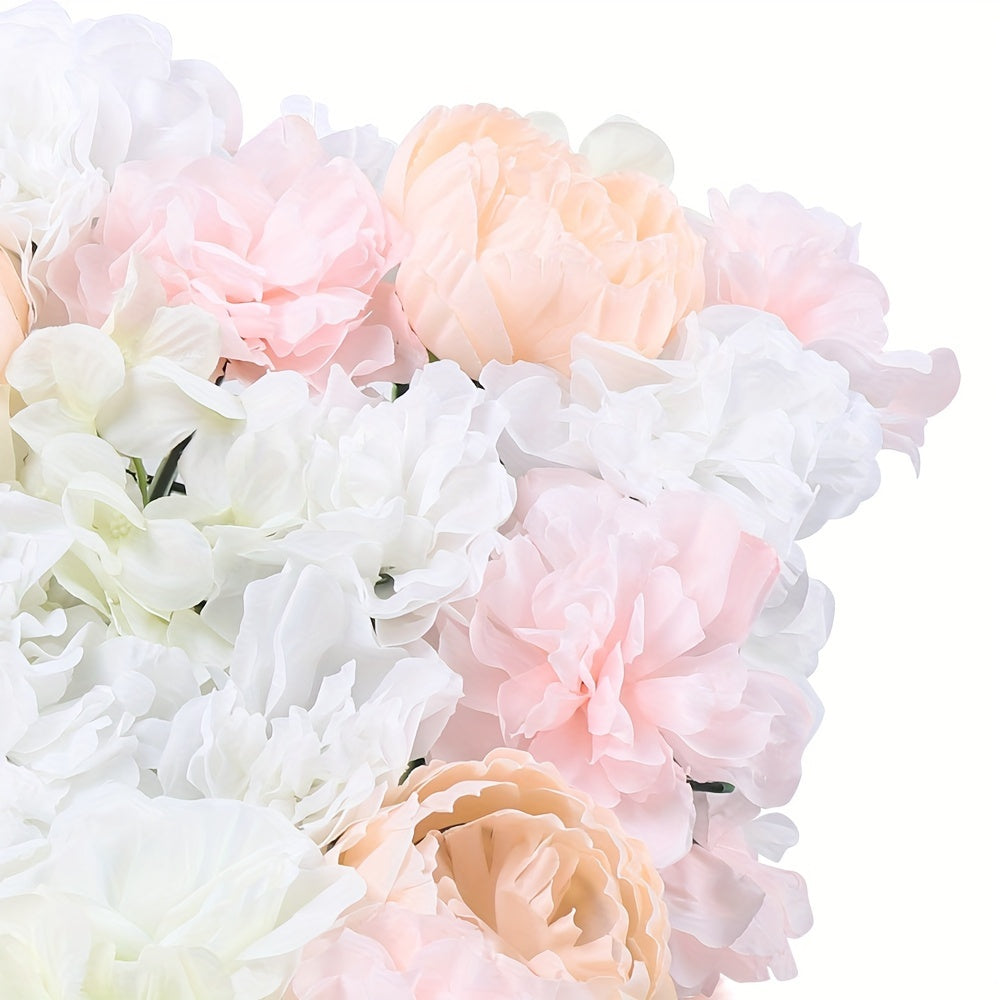 20pcs Romantic Artificial Flower Wall Wedding Home Background Floral Wall Decor