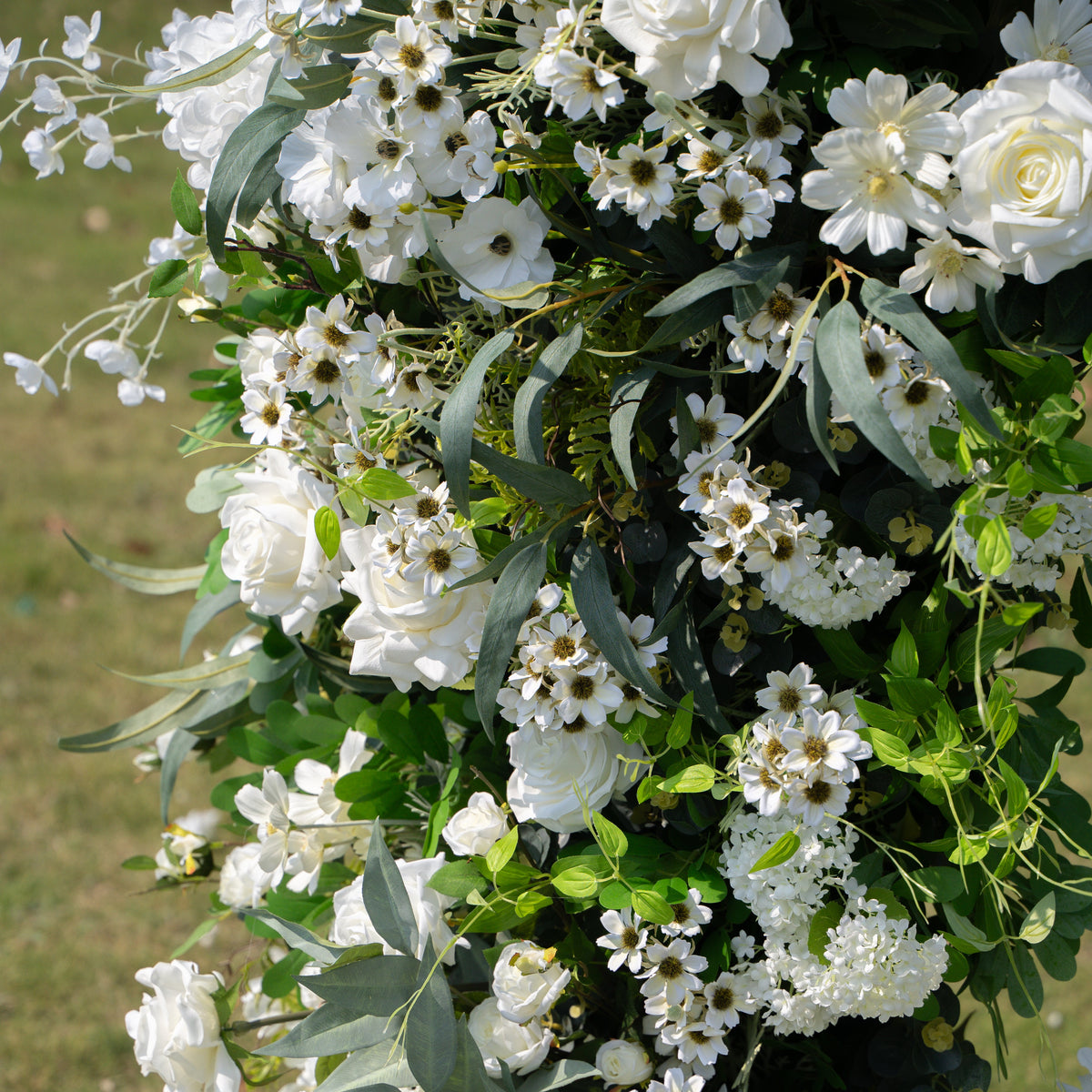 Gianna Wedding Party Background Floral Arch Decoration including Frame