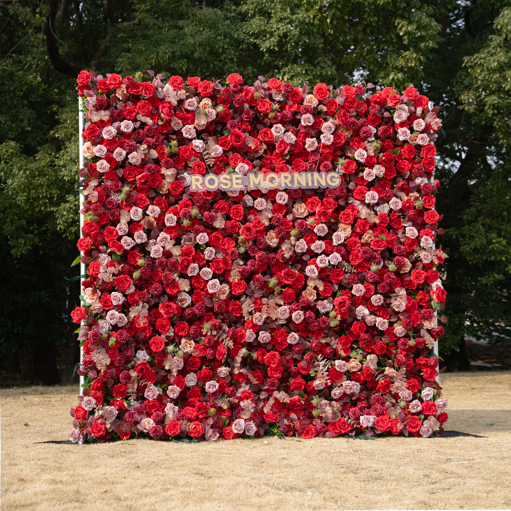 Grazie - Autumn Fall 5D Fabric Roll Up Flower Wall for Wedding Party Event Backdrop Free Shipping