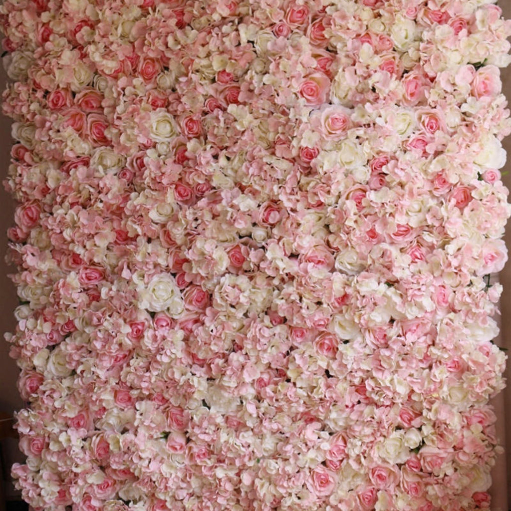 Baby Pink Wedding Flower Wall For Romantic Photography Backdrop Baby Shower Specail Event Salon Decor Floral Panels 40*60cm
