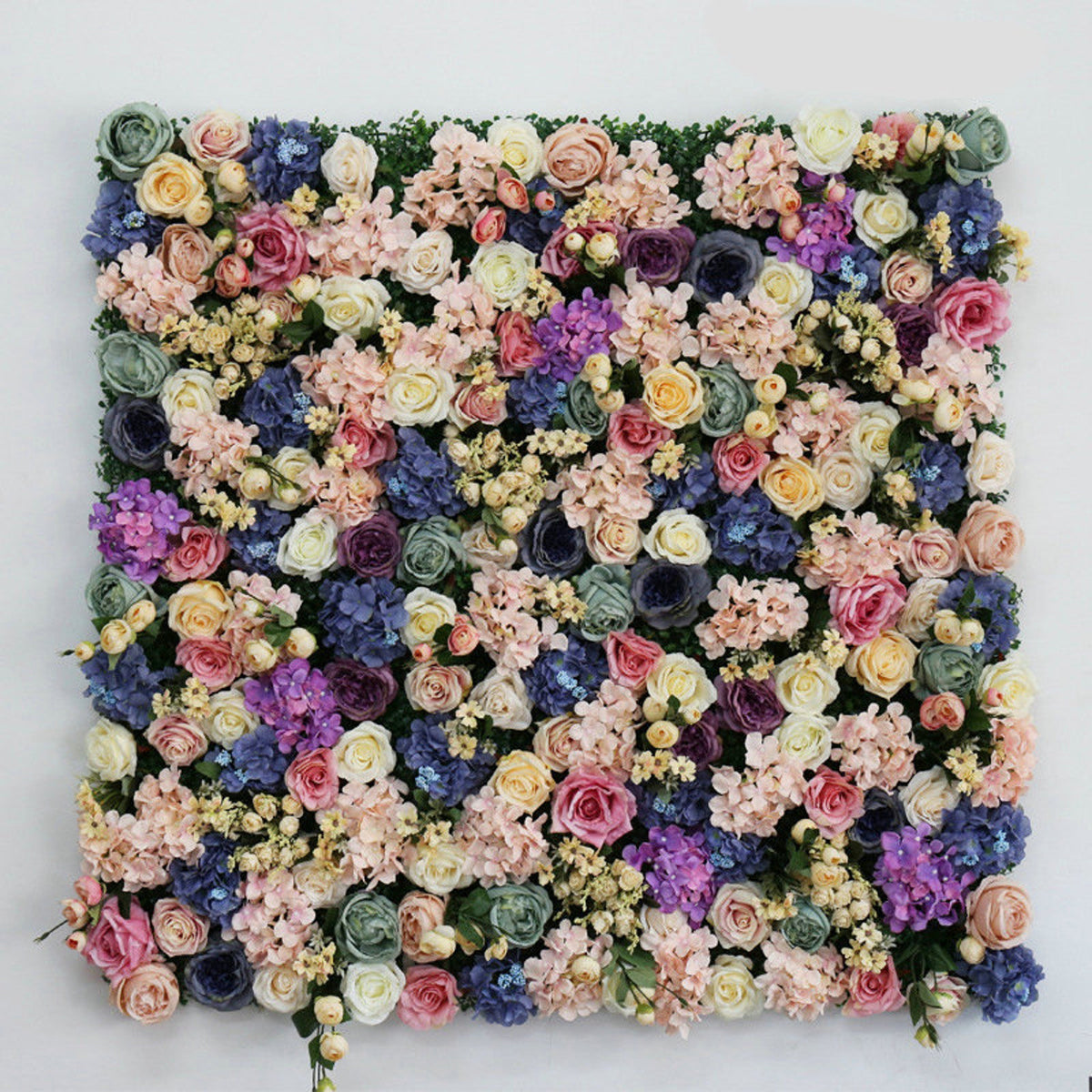 Silk Rose Flowers 3D Backdrop Wall Wedding Decoration Artificial Flower Wall Panel for Home Decor Backdrops Baby Shower,Party backdrop Decor