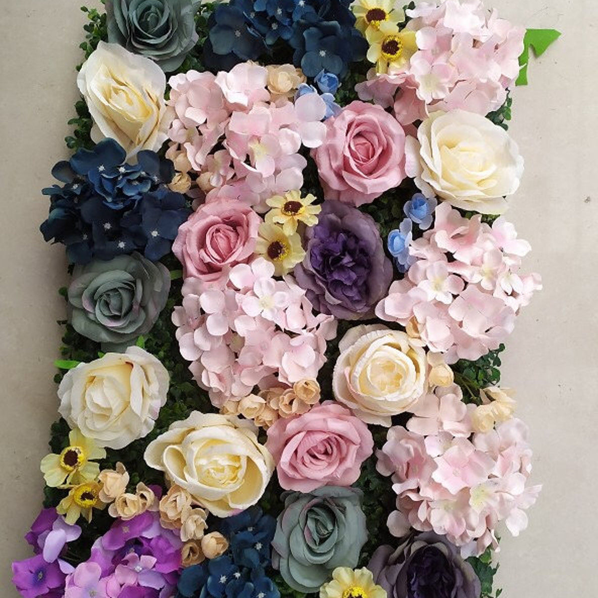 Silk Rose Flowers 3D Backdrop Wall Wedding Decoration Artificial Flower Wall Panel for Home Decor Backdrops Baby Shower,Party backdrop Decor