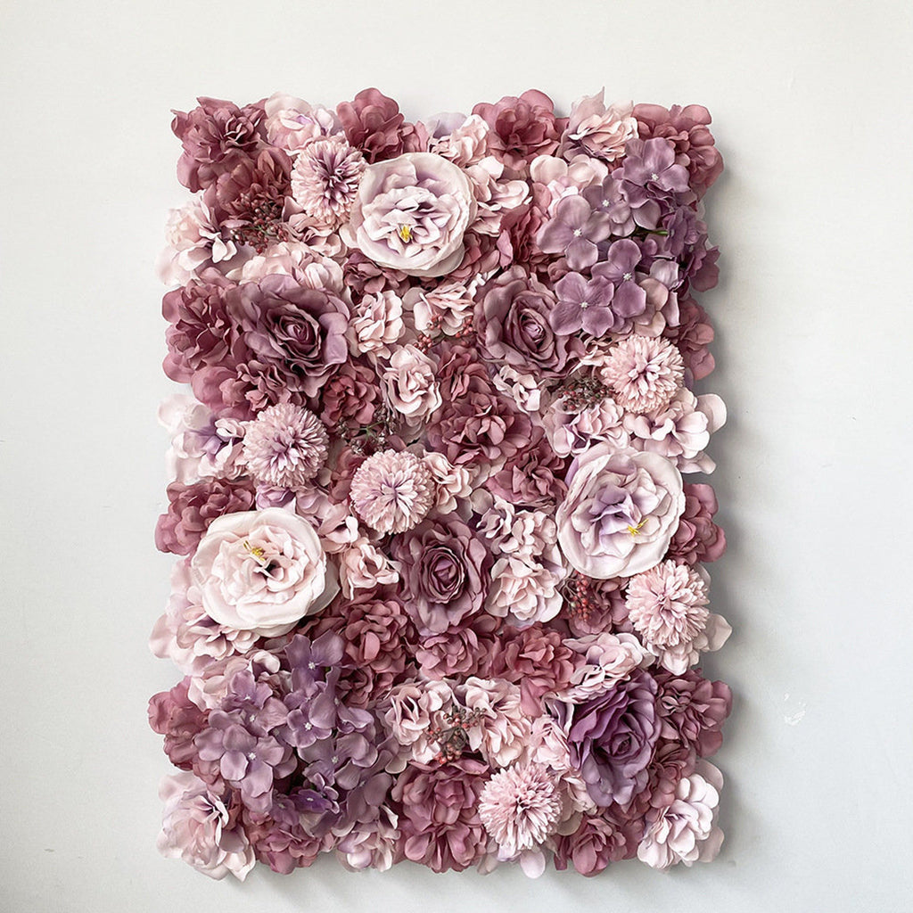 Coffee Colour Flower Wall For Wedding Romantic Photography Backdrop Baby Shower Bridal Shower Home Decor Floral Panels 15.75X23.62inch