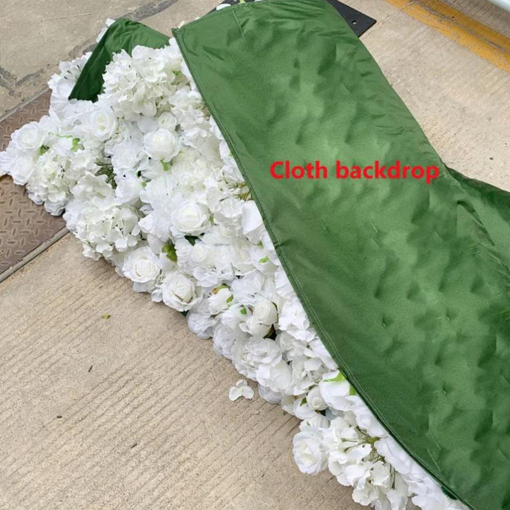 New Design Orange Floral Wall  For Wedding Arrangement Event Salon Party Photography Backdrop Fabric Rolling Up Curtain Fabric Cloth