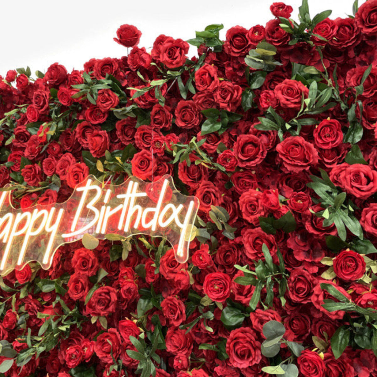 Red Rose Flower Wall, Wedding Backdrop, 8x8 foot, Event Decor, Flower Backdrop, Wedding Decor, Wall Panel, Wedding Flowers, Party Decor, 3D