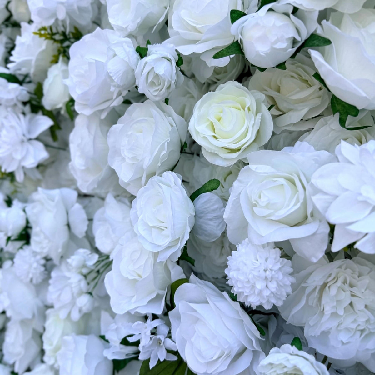 Ships from Houston | 8x8 ft 5D Rose Flower Wall, Roll-Up Fabric Floral Backdrop, Easy Setup Wedding Photo Booth Decor