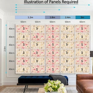 Artifical Simulation Flower Wall For Wedding Photography Backdrop Baby Shower Special Event Arrangement Decor Floral Panels 15.75x23.62inch