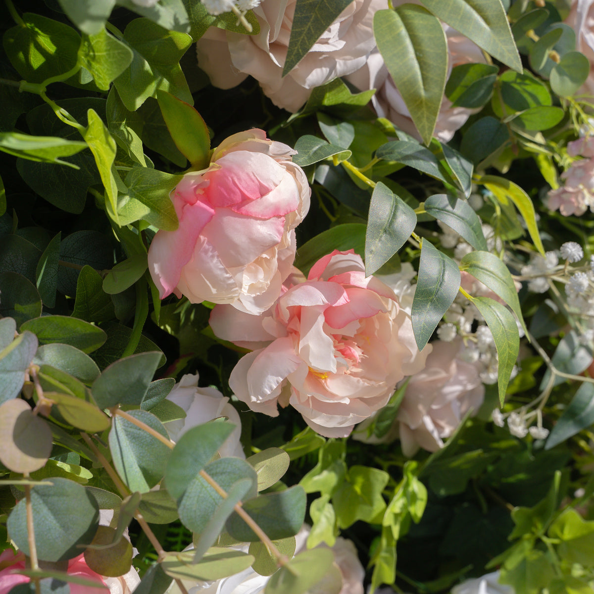 Joel：5D Fabric Artificial rolling up curtain flower wall Free Shipping