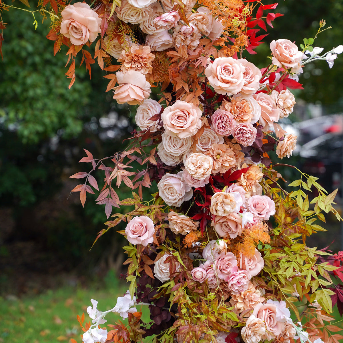 Liam 2023 New Wedding Party Background Floral Arch Decoration Rose Morning
