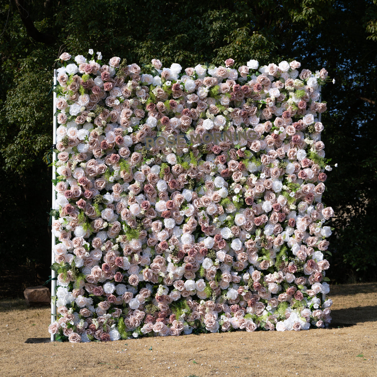 Loredana：5D Fabric Artificial rolling up curtain flower wall Free Shipping