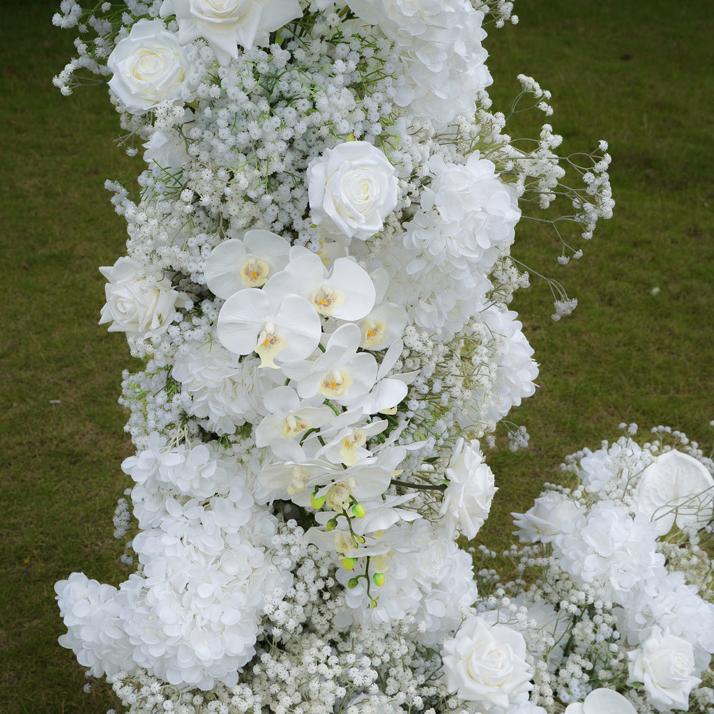 Maria:2023 New Wedding Party Background Floral Arch Decoration Including Frame -R891 Rose Morning