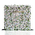 Melinda：5D Fabric Artificial rolling up curtain flower wall Free Shipping
