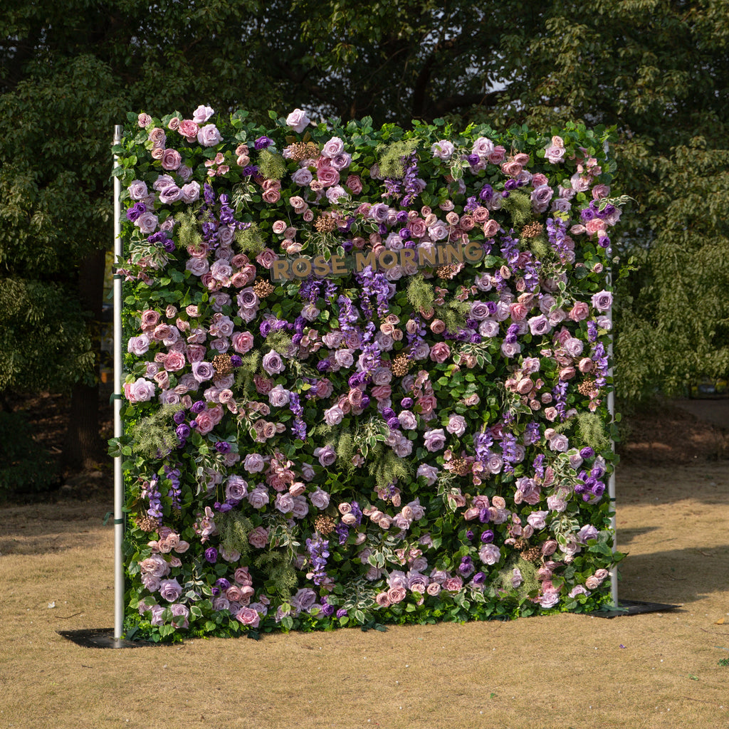 Morado：3D Fabric Artificial rolling up curtain flower wall Free Shipping