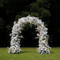 Noni：2023 New Wedding Party Background Floral Arch Decoration include Framet Rose Morning