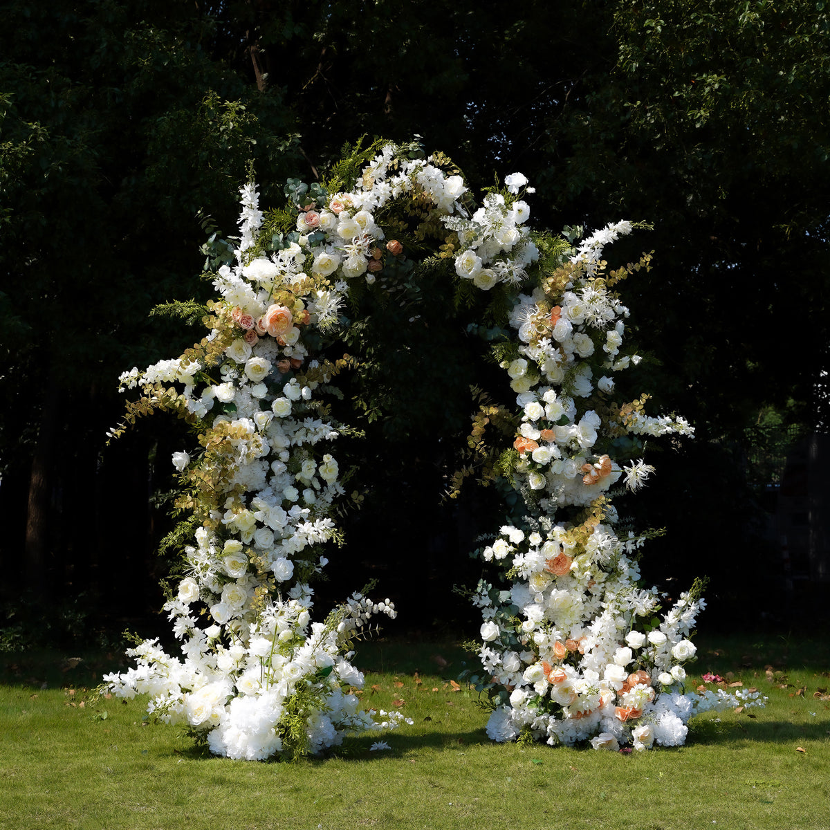 Nova:2023 New Wedding Party Background Floral Arch Decoration Including Frame -R052 Rose Morning