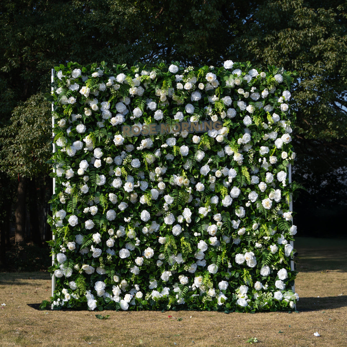 Sanna：5D Fabric Artificial rolling up curtain flower wall Free Shipping