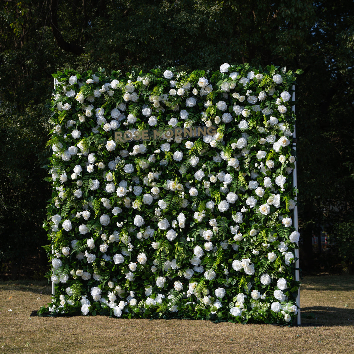 Sanna：5D Fabric Artificial rolling up curtain flower wall Free Shipping