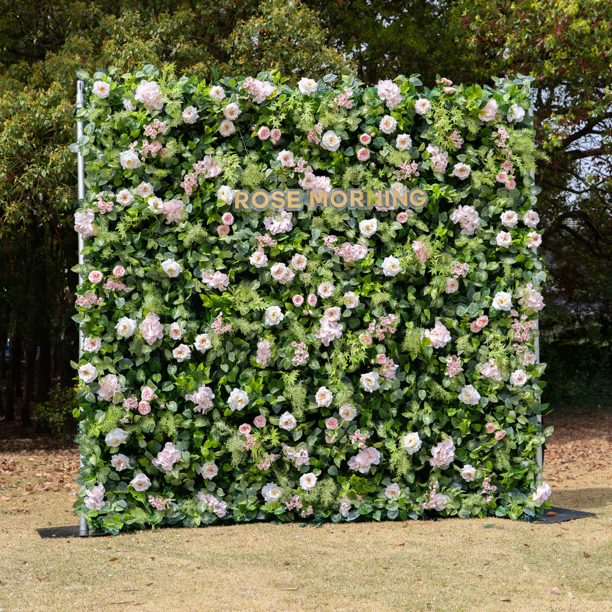 Simona：5D Fabric Artificial rolling up curtain flower wall Free Shipping