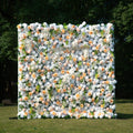 Sweetie：5D Fabric Artificial rolling up curtain flower wall Free Shipping